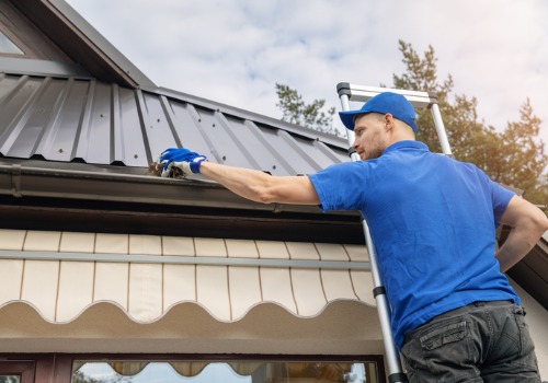 Professional performing Gutter Cleaning in Pekin IL