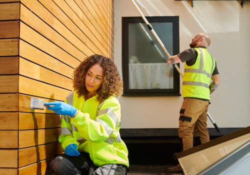 Professionals performing Siding Cleaning in Peoria IL